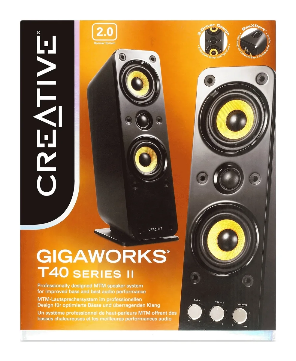 Creative GigaWorks T40 Series II Ηχεία 2.0 32W Μαύρο