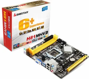 Biostar H81MHV3 3.0 H81 Intel® H81 LGA 1150 (Υποδοχή H3) micro ATX