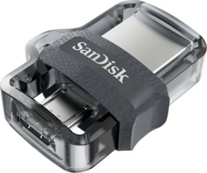 Sandisk Ultra Dual Drive M3.0 64GB USB 3.0 Stick με σύνδεση USB-A & micro USB-B Μαύρο