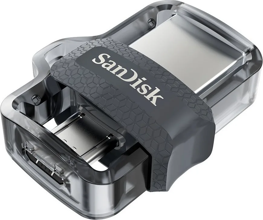 Sandisk Ultra Dual Drive M3.0 64GB USB 3.0 Stick με σύνδεση USB-A & micro USB-B Μαύρο