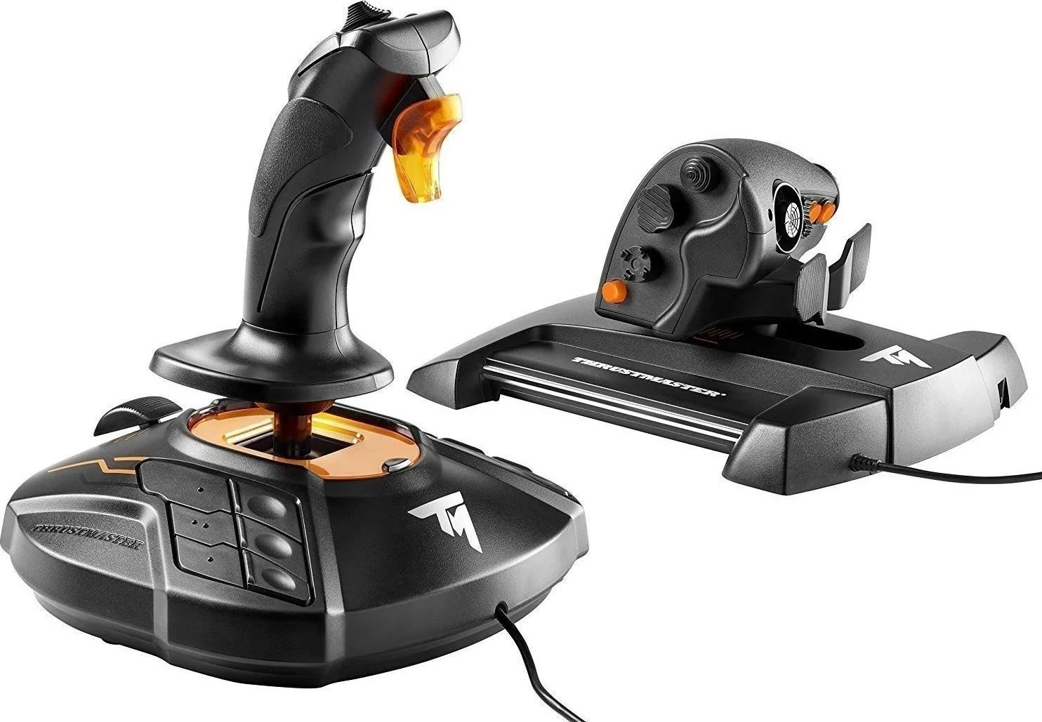 Thrustmaster T-16000M FCS Hotas Μαύρο, Πορτοκαλί USB Joystick Αναλογικά / Ψηφιακά MAC, PC