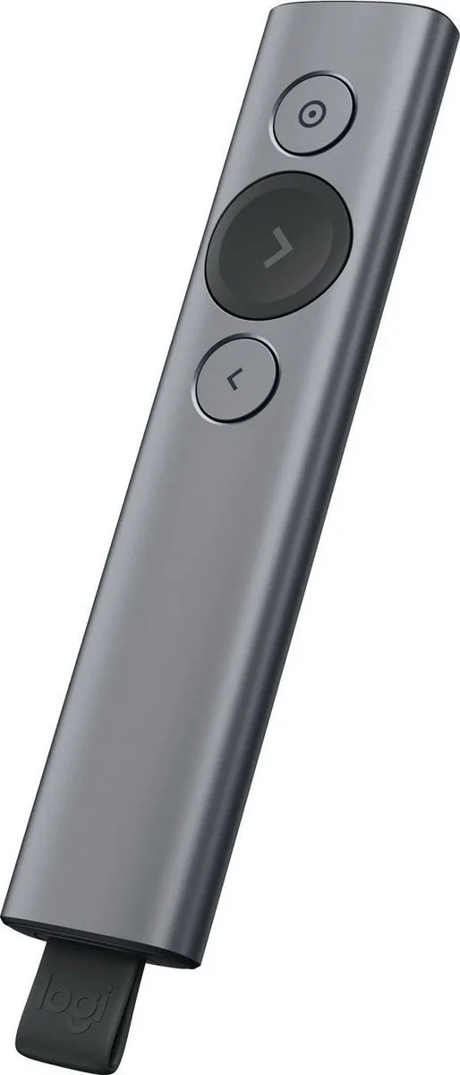 Logitech Presenter Spotlight Slate 910-004861 και Πλήκτρα Slideshow σε Γκρι Χρώμα