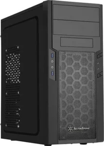 Silverstone Precision PS13B Midi Tower Κουτί Υπολογιστή Μαύρο