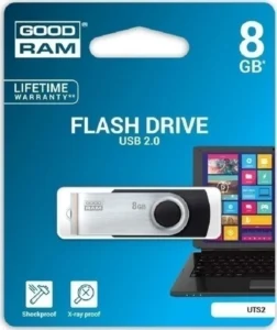 GoodRAM UTS2 8GB USB 2.0 Stick Μαύρο