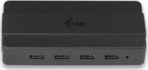 i-tec USB 3.0 Hub 4 Θυρών με σύνδεση USB-A & Θύρα Φόρτισης και Εξωτερική Παροχή Ρεύματος (U3HUB445)