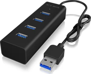 Icy Box USB 3.0 Hub 4 Θυρών με σύνδεση USB-A (IB-HUB1409-U3)