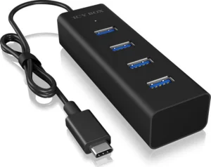 Icy Box USB 3.0 Hub 4 Θυρών με σύνδεση USB-C (IB-HUB1409-C3)