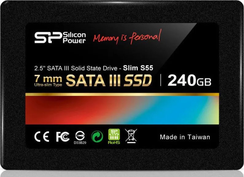 Silicon Power Slim S55 2.5" 240 GB Serial ATA III TLC
