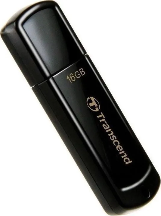 Transcend JetFlash 350 16GB USB 2.0 Stick Μαύρο
