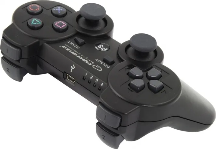 Esperanza Marine Ασύρματο Gamepad για PS3 Μαύρο