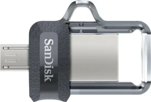 Sandisk Ultra Dual Drive M3.0 256GB USB 3.0 USB-A & micro USB-B Μαύρο