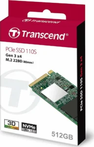 Transcend 110S SSD 512GB M.2 NVMe PCI Express 3.0 TS512GMTE110S