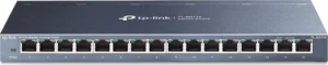 TP-Link TL-SG116 μεταγωγέας δικτύου Μη διαχειρίσιμος Gigabit Ethernet (10/100/1000) Μαύρος (Μαύρο)
