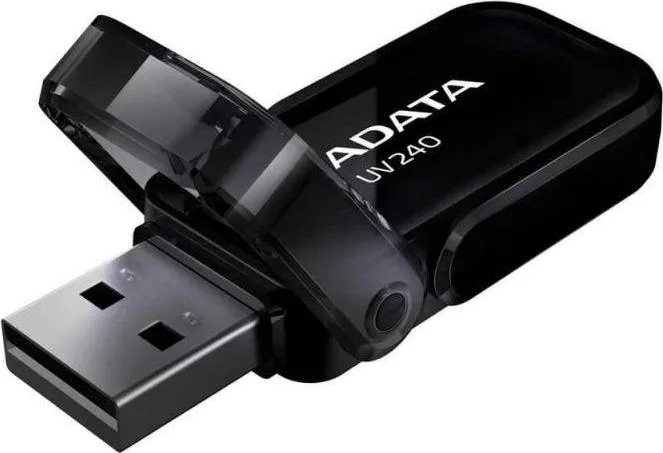 Adata UV240 64GB USB 2.0 Stick Μαύρο