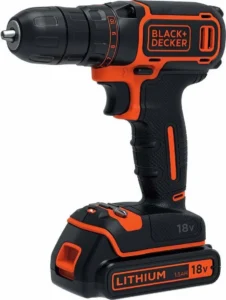 Black & Decker BDCDC18BAFC Δραπανοκατσάβιδο Μπαταρίας 18V 2x1.5Ah CDC18BAFC