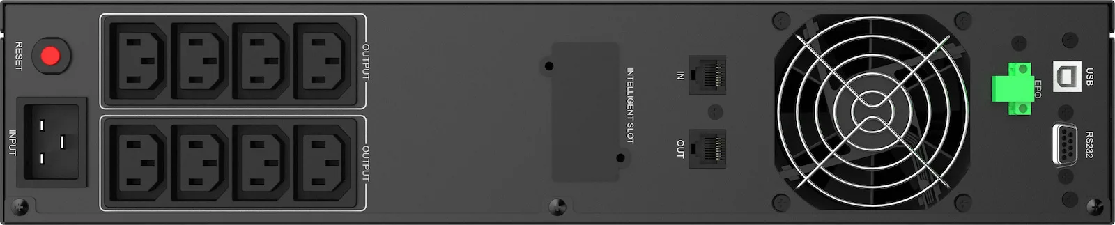 Powerwalker VI 3000 RLE UPS Line-Interactive 3000VA 1800W με 8 IEC Πρίζες
