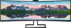 Οθόνη Υπολογιστή Philips P Line 499P9H/00 LED display 124 cm (48.8") 5120 x 1440  UltraWide Dual Quad HD LCD Μαύρη