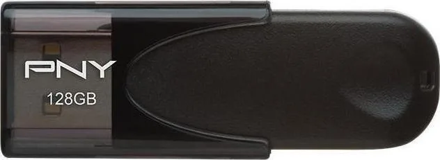 PNY Attache 4 128GB USB 2.0 Stick Μαύρο