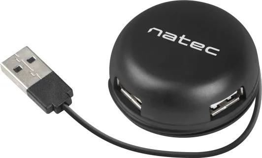 Natec Bumblebee USB 2.0 Hub 4 Θυρών με σύνδεση USB-A (NHU-1330)