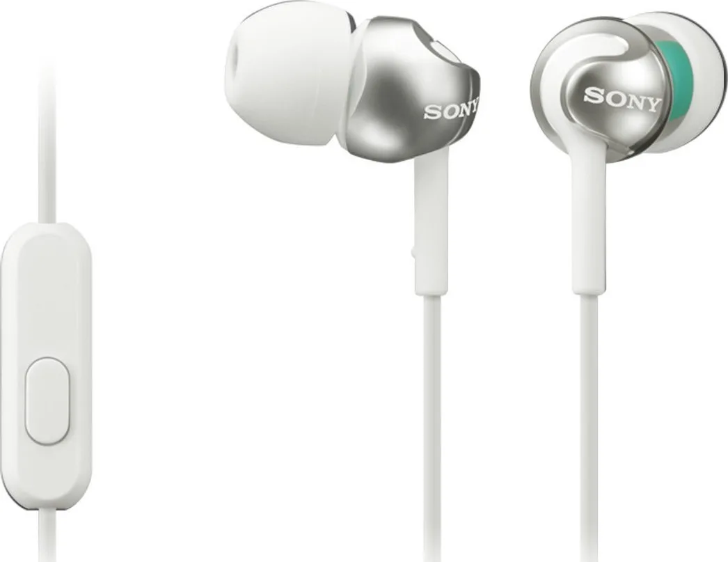 Sony MDR-EX110APW In-ear Handsfree με Βύσμα 3.5mm Λευκό
