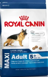 Royal Canin Maxi Adult 5+ 15kg Ξηρά Τροφή χωρίς Γλουτένη για Ενήλικους Σκύλους Μεγαλόσωμων Φυλών με Καλαμπόκι, Κοτόπουλο