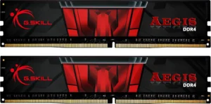 G.Skill Aegis 16GB DDR4 RAM με 2 Modules (2x8GB) και Ταχύτητα 3200 για Desktop (F4-3200C16D-16GIS)