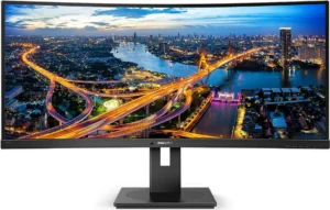 Philips B Line 346B1C/00 Οθόνη Υπολογιστή 86,4 cm (34") 3440 x 1440 εικονοστοιχεία Quad HD LCD Μαύρος (Μαύρο)