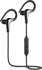 Savio WE-03 In-ear Bluetooth Handsfree Ακουστικά με Αντοχή στον Ιδρώτα Μαύρα