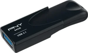 PNY Attache 4 64GB USB 3.1 Stick Μαύρο