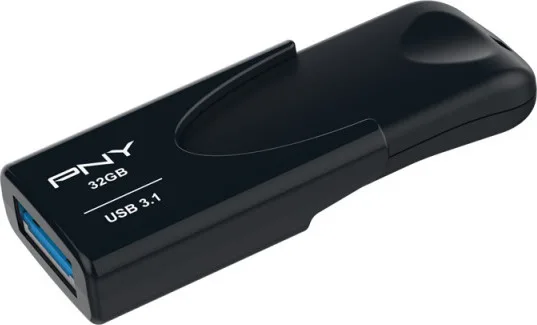PNY Attache 4 32GB USB 3.1 Stick Μαύρο