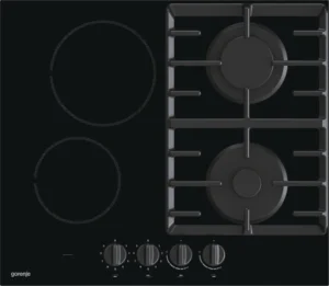 Εστία Αυτόνομη Υγραερίου & Ρεύματος Gorenje GCE691BSC 4 Θέσεων Μαύρη 60x52.2εκ.