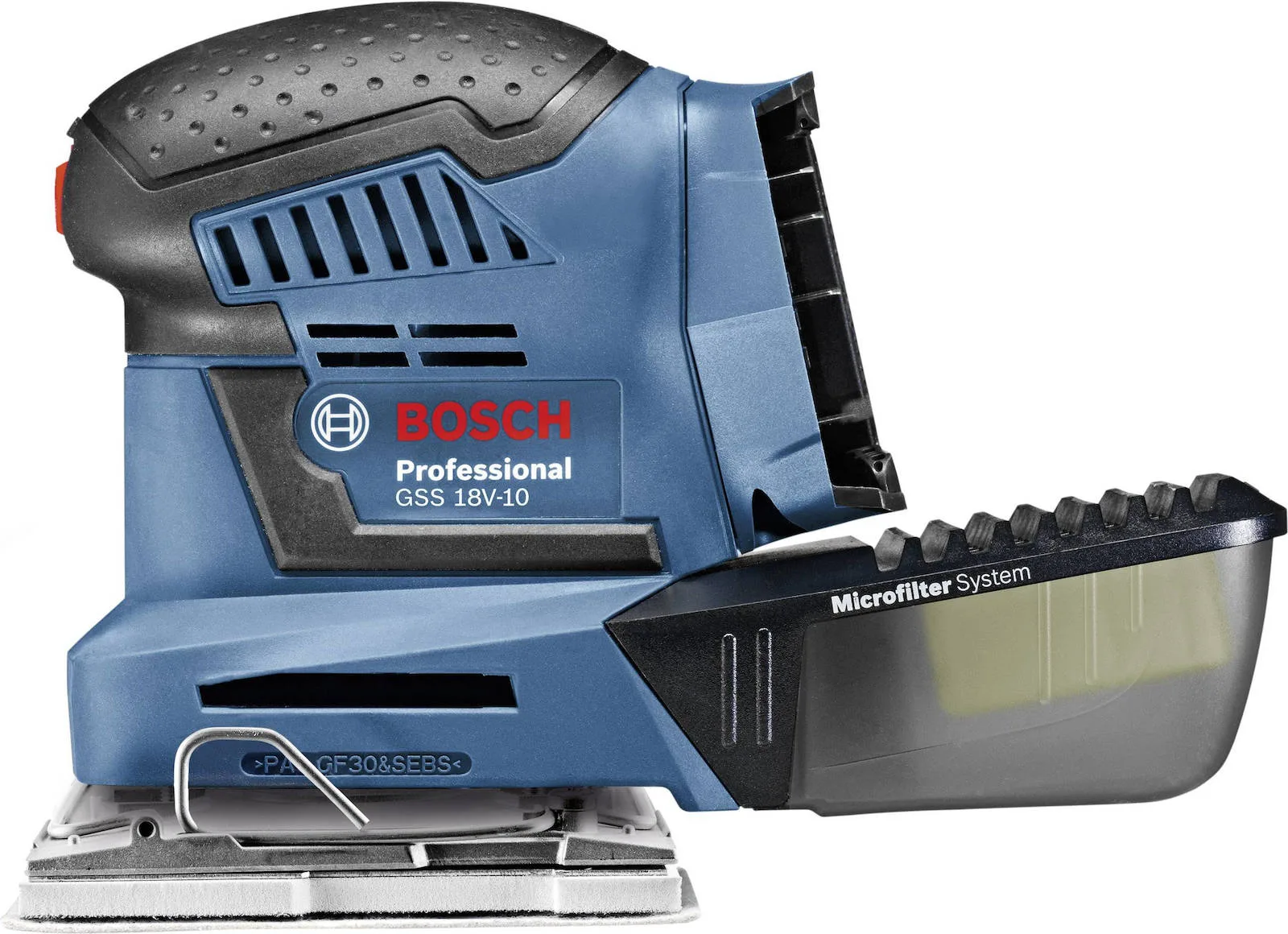 Bosch GSS 18V-10 Professional  τριβείο 22000 OPM  18V Solo Χωρίς Μπαταρία και Φορτιστή