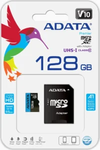 Adata Premier microSDXC 128GB C10 U1 V10 A1 UHS-I με αντάπτορα