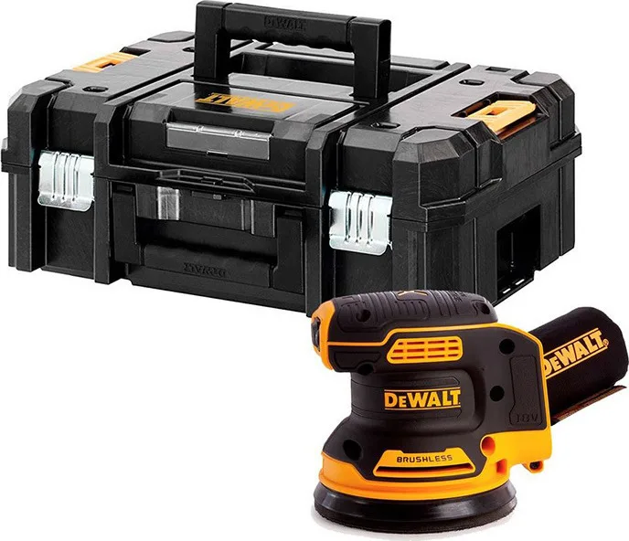 DeWalt DCW210NT-XJ Έκκεντρο Τριβείο 125mm Μπαταρίας 18V Solo Χωρίς Μπαταρία και Φορτιστή με Ρύθμιση Ταχύτητας και με Σύσ