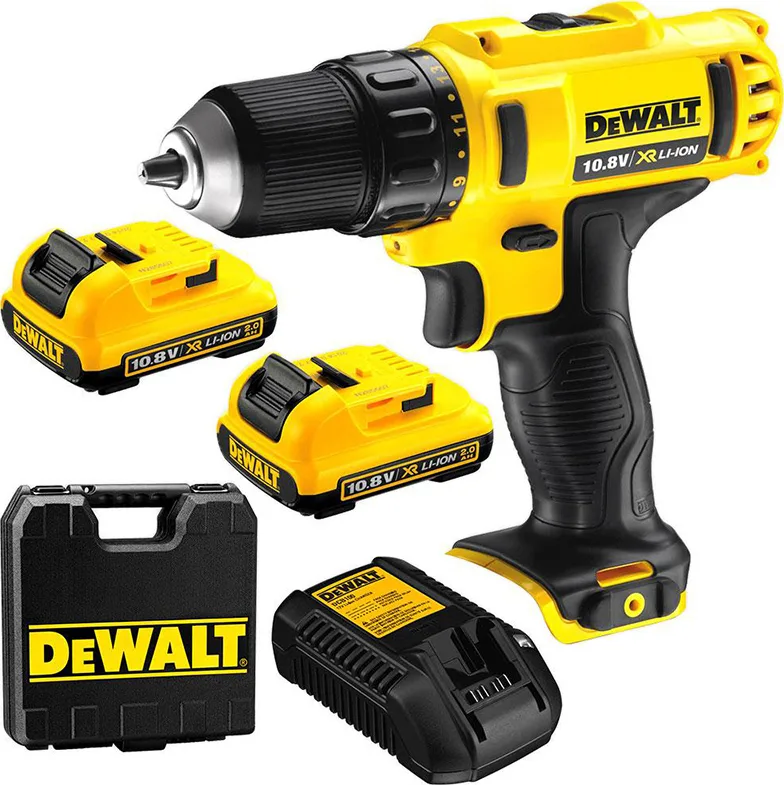 DeWALT DCD710D2 Δραπανοκατσάβιδο Μπαταρίας 10.8V 2x2Ah 1,1 kg