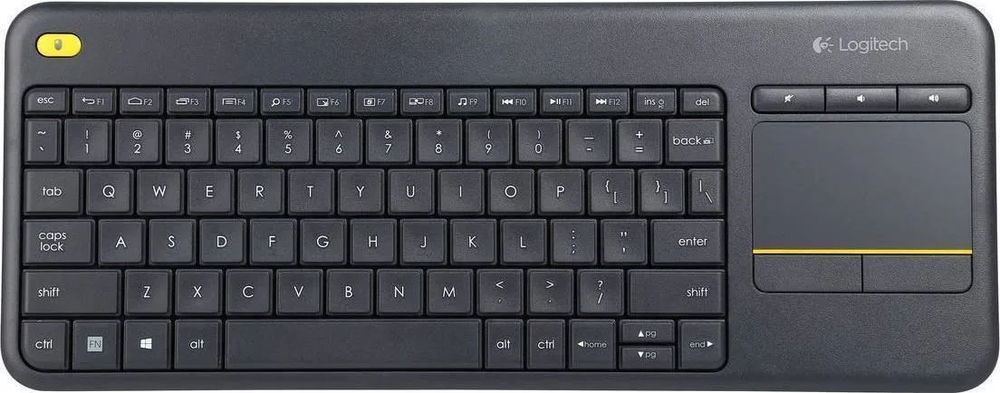 Πληκτρολόγιο Logitech K400 Plus Touchpad RF Wireless US English Black
