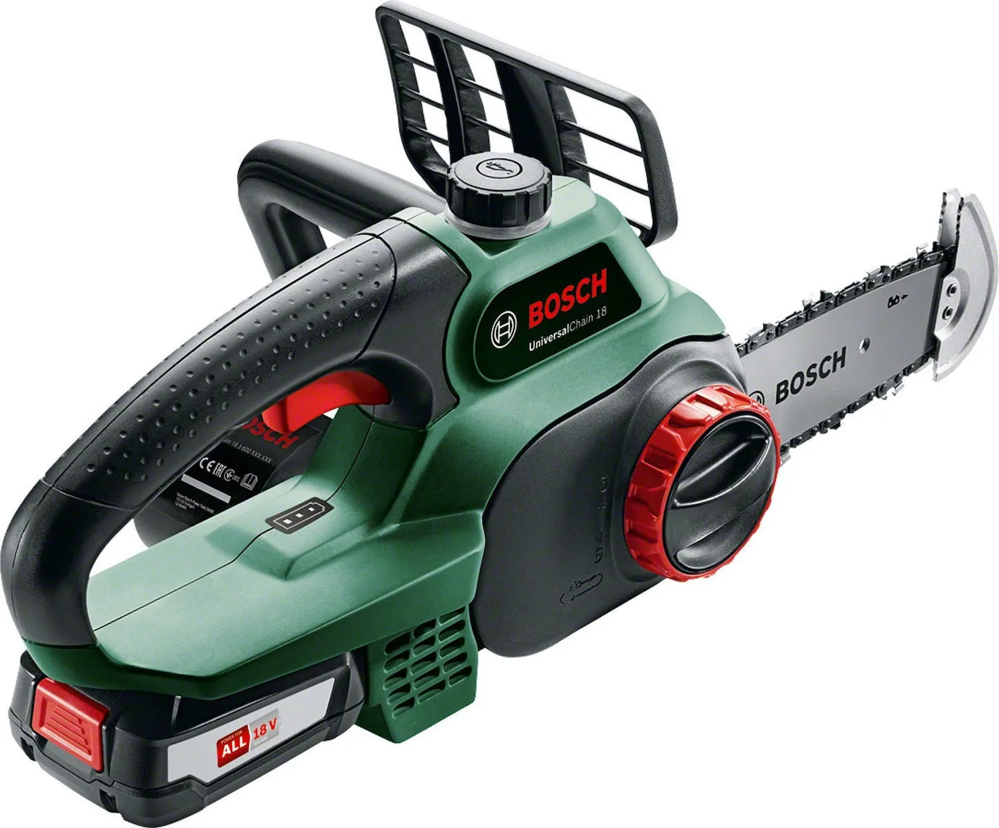 Αλυσοπρίονο Bosch UniversalChain 18 Μπαταρίας Solo 18V 3kg με Λάμα 13.5cm