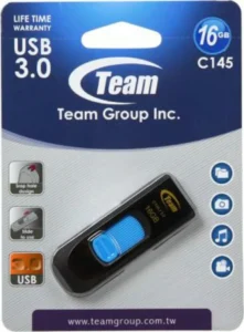 TeamGroup C145 16GB USB 3.0 Stick Μαύρο