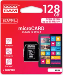 GoodRAM microSDXC 128GB Class 10 U1 UHS-I με αντάπτορα