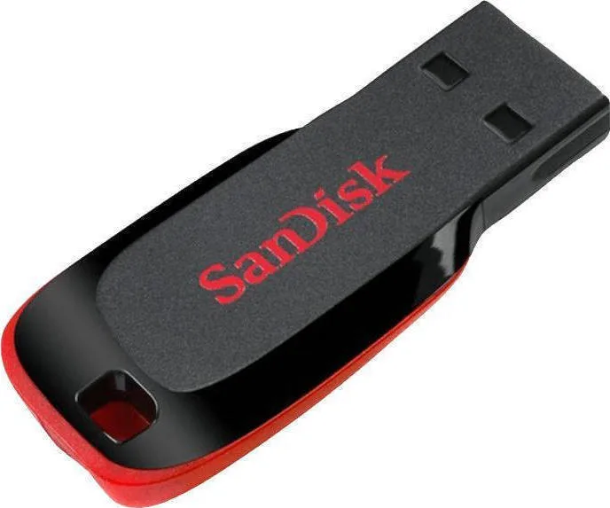 Sandisk Cruzer Blade 64GB USB 2.0 Stick Μαύρο