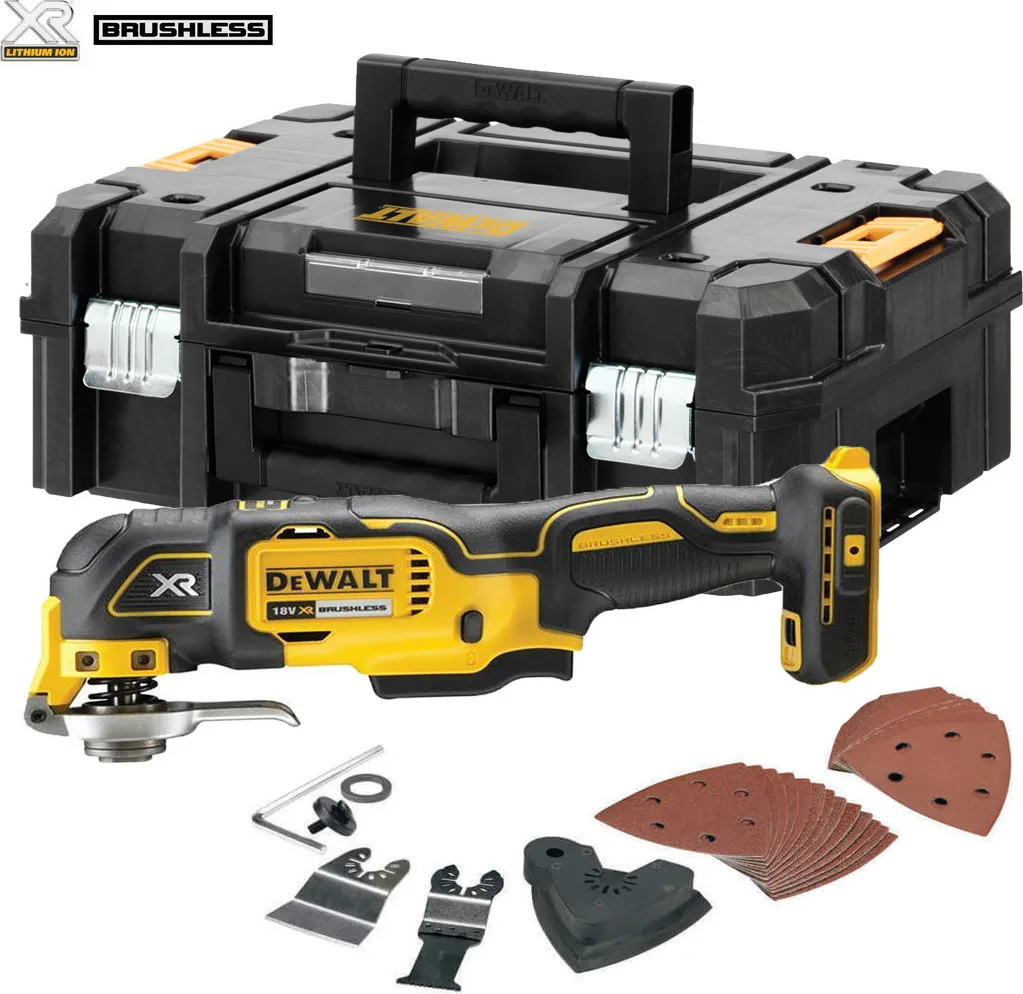 DeWalt DCS356NT-XJ Παλινδρομικό Πολυεργαλείο Brushless 18V Solo Χωρίς Μπαταρία και Φορτιστή με Ρύθμιση Ταχύτητας