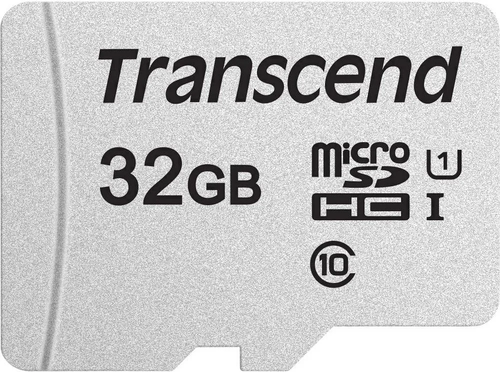 Transcend 300s microSDHC 32GB Class 10 U1 A1 UHS-I με αντάπτορα