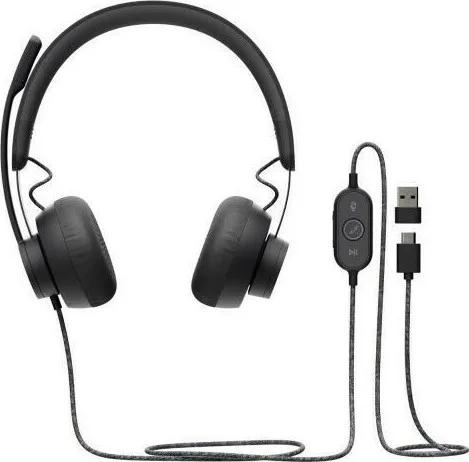 Logitech Zone Ακουστικά ΕνσύρματαHead-band Κλήσεις/Μουσική USB Type-C Γραφίτης