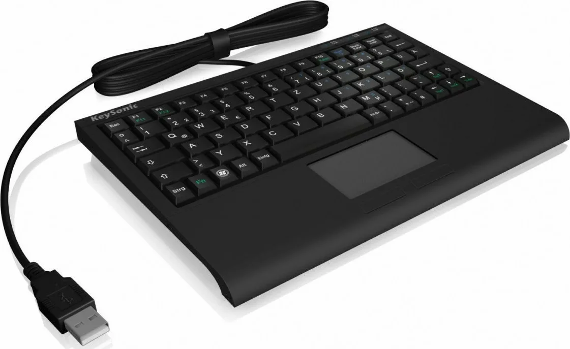 KeySonic ACK-3410 Πληκτρολόγιο με Touchpad Αγγλικό US