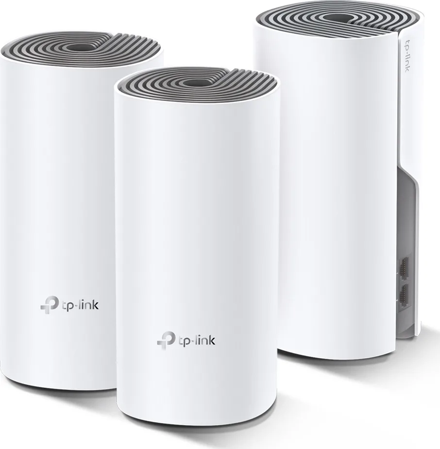 TP-LINK Deco E4 v2 WiFi Mesh Network Access Point Wi-Fi 5 Dual Band (2.4 & 5GHz) σε Τριπλό Kit