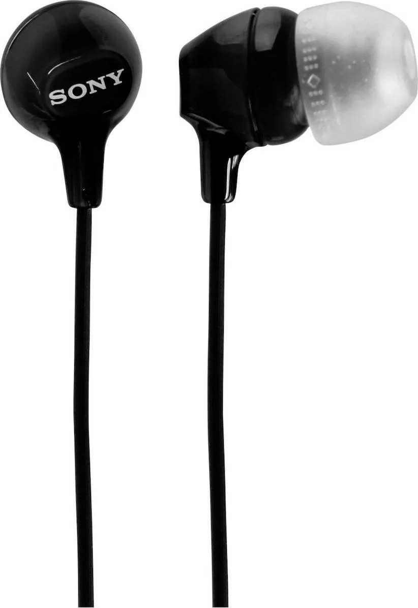Sony Ακουστικά Ψείρες In Ear MDR-EX15LP Μαύρα