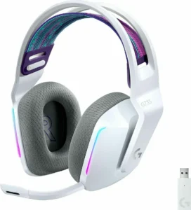 Logitech G733 Lightspeed Ασύρματο Over Ear Gaming Headset, USB Λευκό