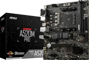 MSI A520M PRO μητρική κάρτα AMD A520 Υποδοχή AM4 micro ATX