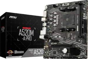 MSI A520M-A PRO μητρική κάρτα AMD A520 Υποδοχή AM4 micro ATX
