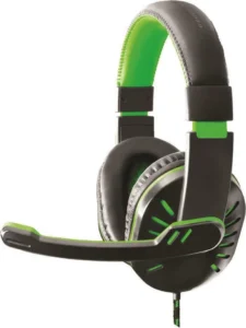 Esperanza Crow (Green) Over Ear Gaming Headset με σύνδεση 2x3.5mm Πράσινο